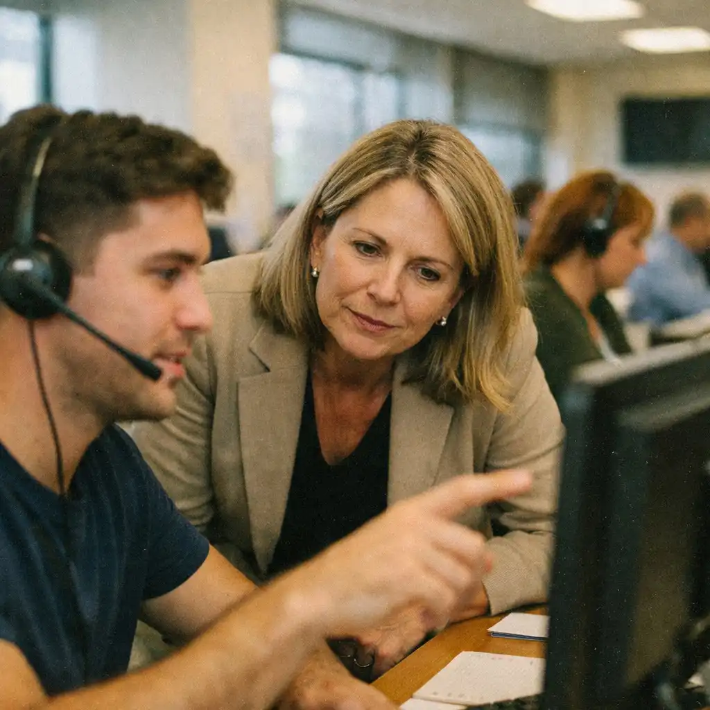 Frontline teams delivering customer experience under pressure