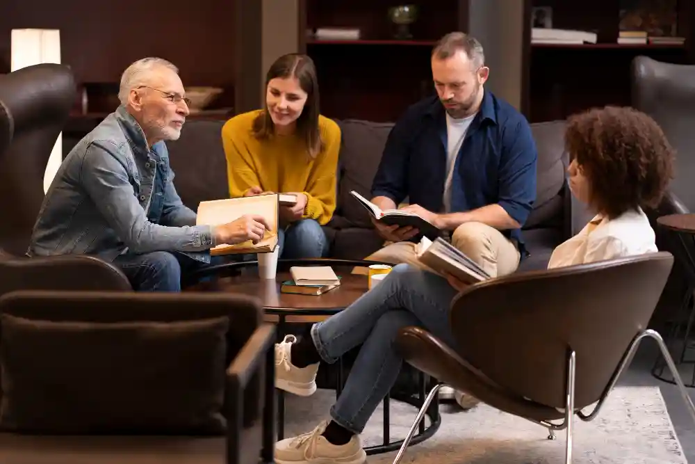 Leaders listening and engaging with real people