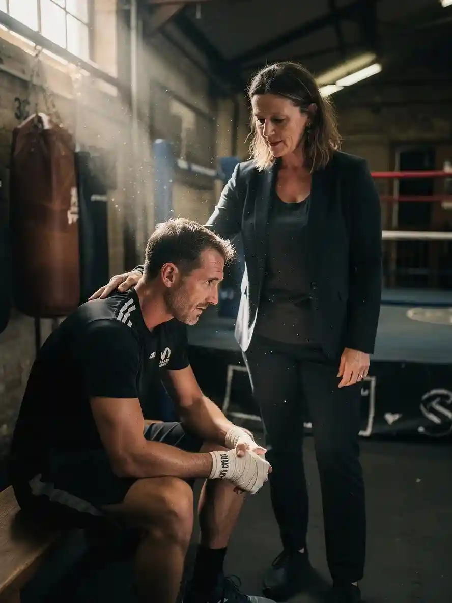 Boxing ring representing elite sport mindset and resilience in business